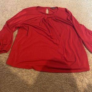 Women’s red blouse size large